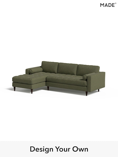Textured Woven/Meadow Green Scott By Made (E76683) | £1,875
