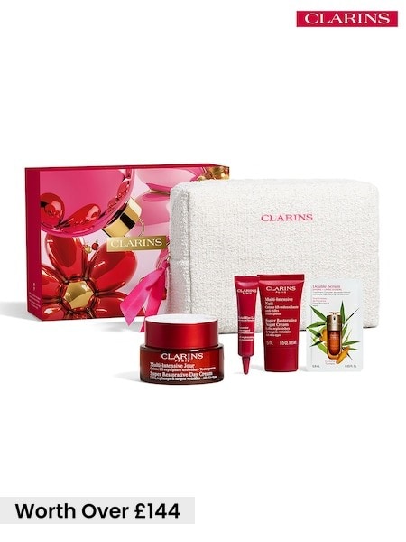 Clarins Super Restorative Christmas Gift Set (worth Over £144)