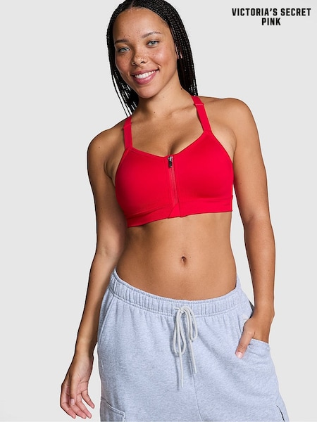 Victoria's Secret PINK Red Pepper Sports Bra (E77097) | £35