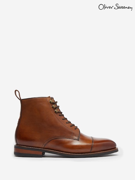 Oliver Sweeney Hand Finished Calf Leather Derby Boots (E77163) | £299