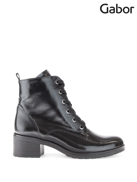 Gabor Jolyon Patent Ankle Boots (E77589) | £135