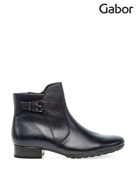 Gabor Bolan Leather Ankle Boots (E77593) | £100