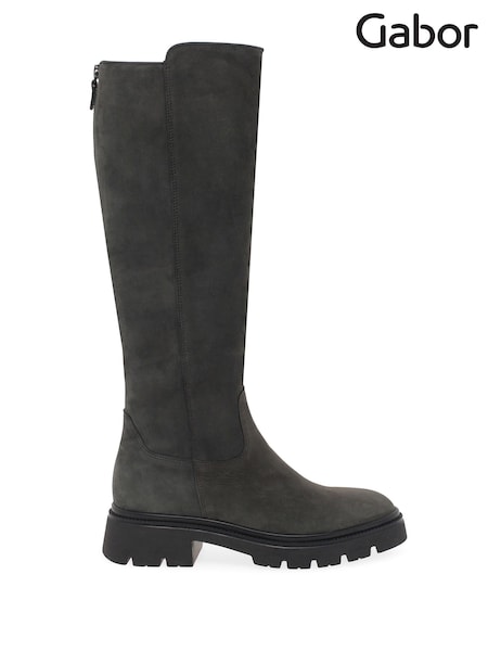 Gabor Match Medium Vario Suede Long Boots (E77605) | £170