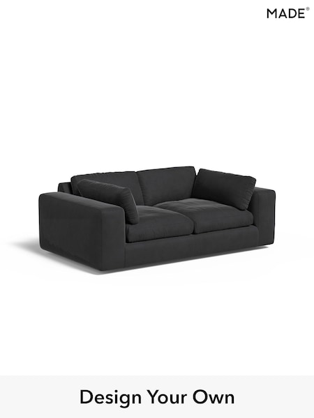 Matt Velvet Easy Clean/Charcoal Grey Alec By Made (E77780) | £1,225