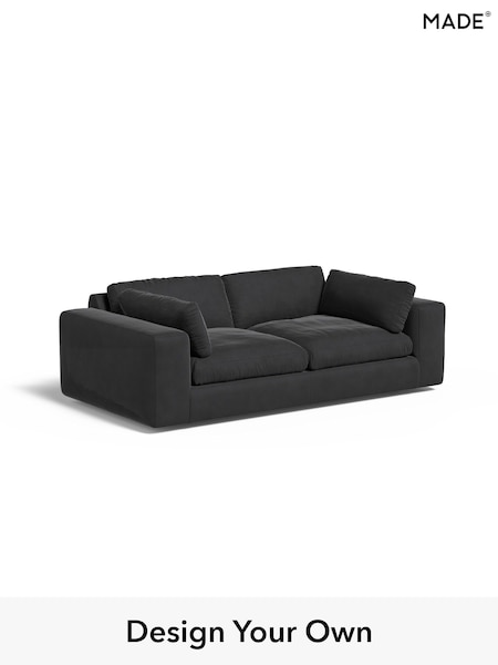 Matt Velvet Easy Clean/Charcoal Grey Alec By Made (E77780) | £1,325