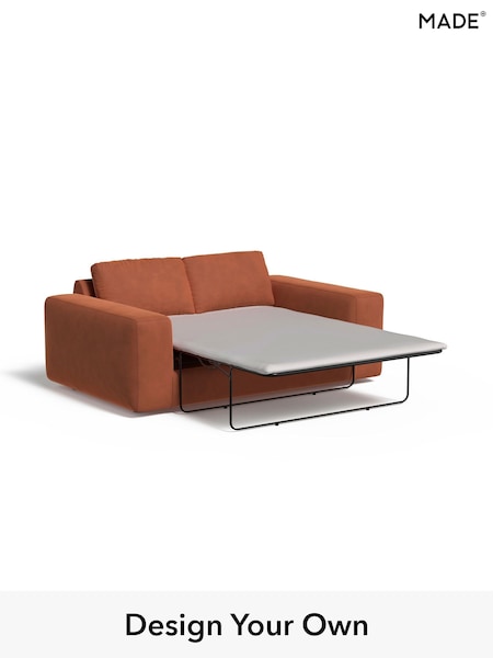 Matt Velvet Easy Clean/Burnt Orange Alec By Made (E77783) | £1,425
