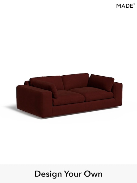 Matt Velvet Easy Clean/Rust Red Alec By Made (E77787) | £1,325