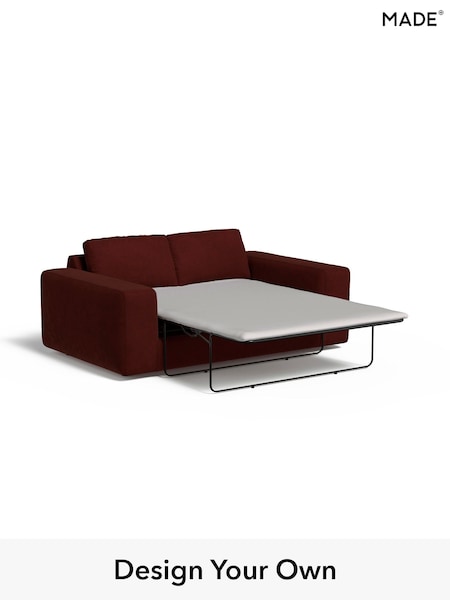 Matt Velvet Easy Clean/Rust Red Alec By Made (E77787) | £1,425