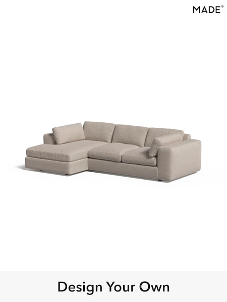 Textured Weave Easy Clean/Natural Alec By Made (E77794) | £1,999
