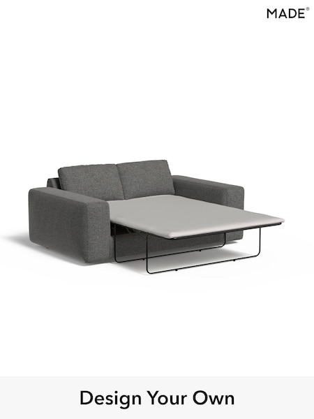 Textured Weave Easy Clean/Stone Grey Alec By Made (E77797) | £1,425
