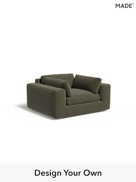 Soft Touch Boucle/Forest Green Alec By Made (E77798) | £950