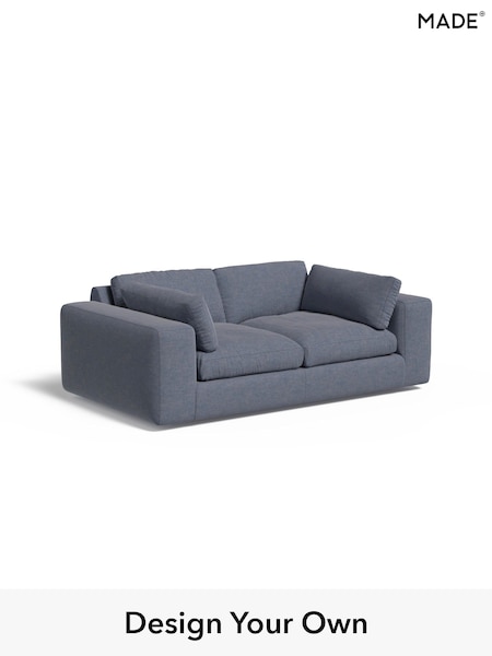 Soft Chenille Easy Clean/Denim Blue Alec By Made (E77802) | £1,299