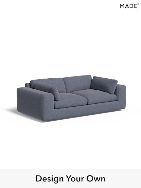 Soft Chenille Easy Clean/Denim Blue Alec By Made (E77802) | £1,399