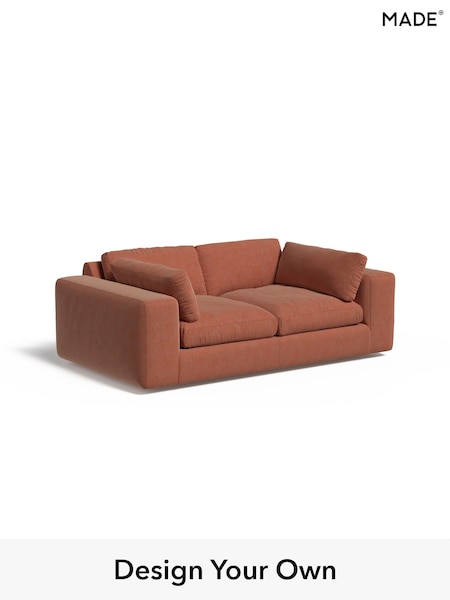 Soft Chenille Easy Clean/Paprika Orange Alec By Made (E77804) | £1,299