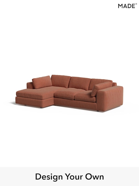 Soft Chenille Easy Clean/Paprika Orange Alec By Made (E77804) | £2,150