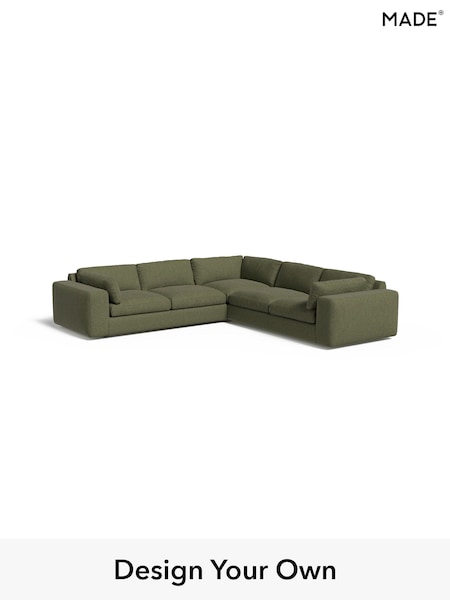 Textured Woven/Meadow Green Alec By Made (E77809) | £2,975