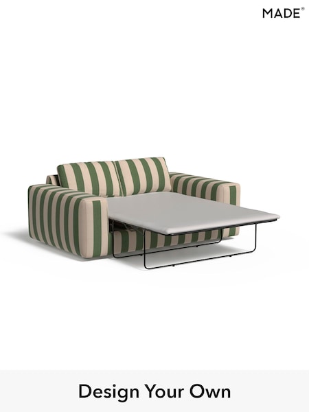 Wide Stripe/Loden Green Alec By Made (E77825) | £1,499