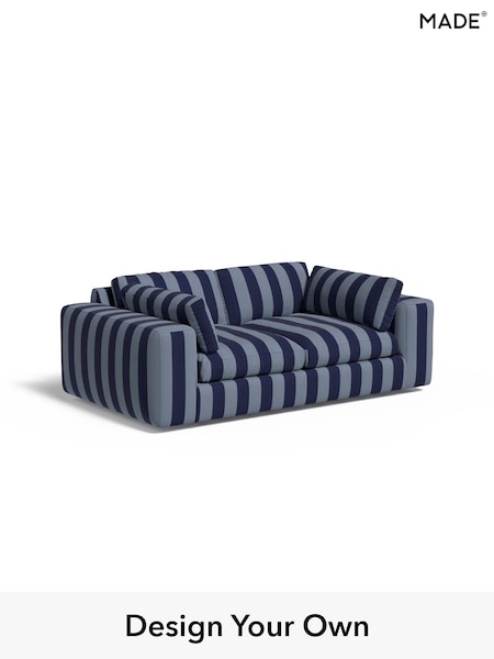Wide Stripe/Eclipse Blue Alec By Made (E77827) | £1,299