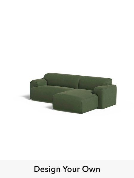 Matt Velvet Easy Clean/Grass Green Avalon By Made (E77834) | £1,599