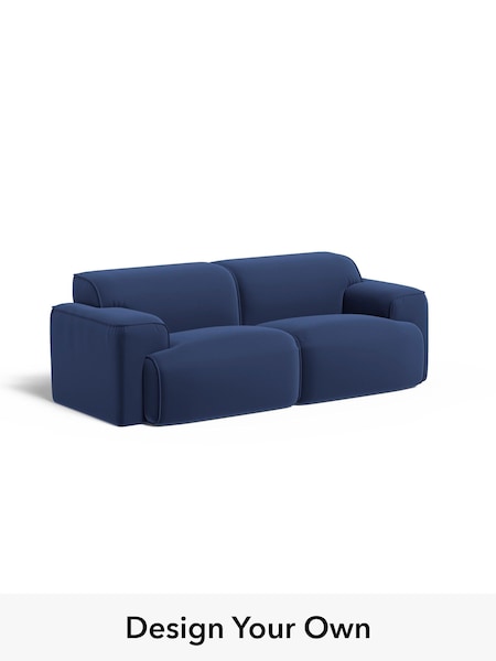 Matt Velvet Easy Clean/Navy Blue Avalon By Made (E77837) | £1,299