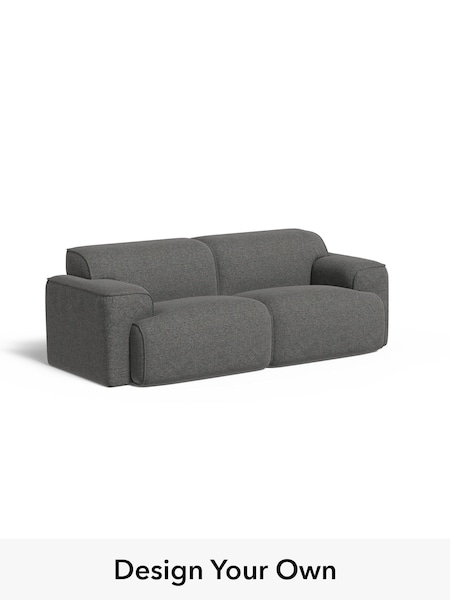 Textured Weave Easy Clean/Stone Grey Avalon By Made (E77844) | £1,299