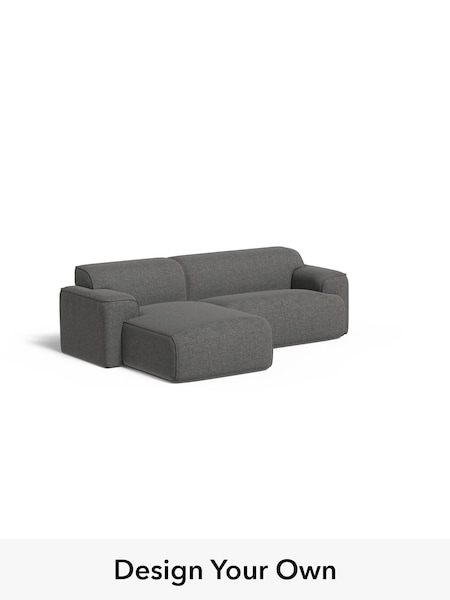 Textured Weave Easy Clean/Stone Grey Avalon By Made (E77844) | £1,599