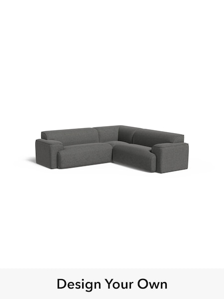 Textured Weave Easy Clean/Stone Grey Avalon By Made (E77844) | £2,299