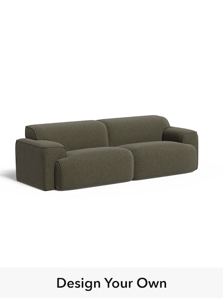 Soft Touch Boucle/Forest Green Avalon By Made (E77849) | £1,399