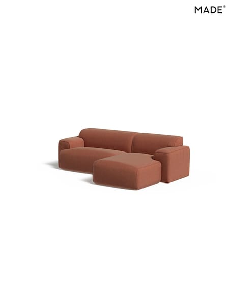 Soft Chenille Easy Clean/Paprika Orange Avalon By Made (E77854) | £1,699