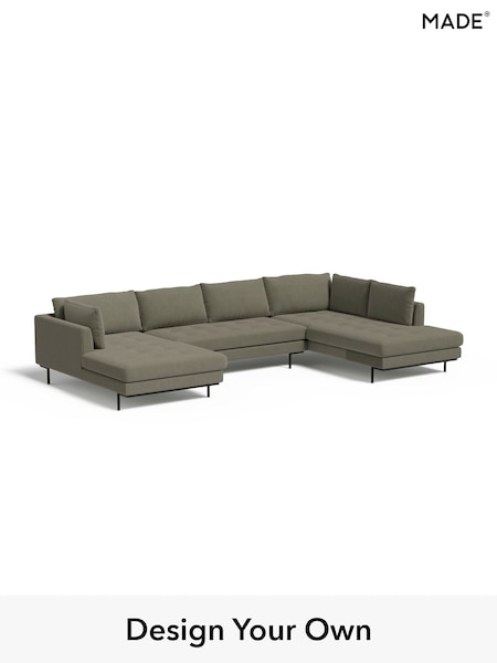 Cotton Weave/Dark Olive Green Harlow By Made (E77878) | £2,650