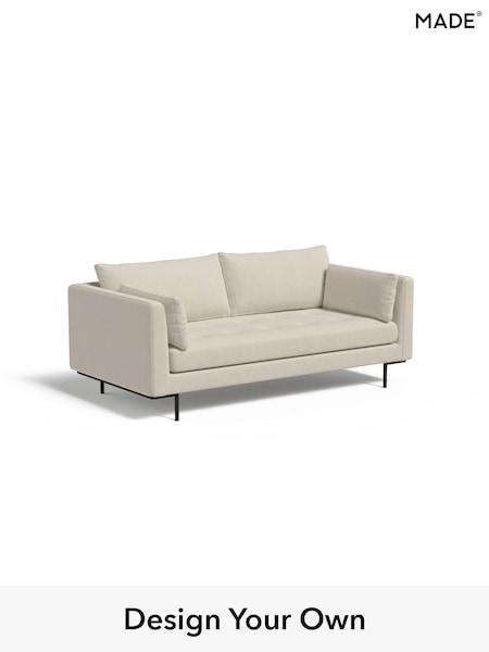 Cotton Weave/Pebble Grey Harlow By Made (E77881) | £1,075