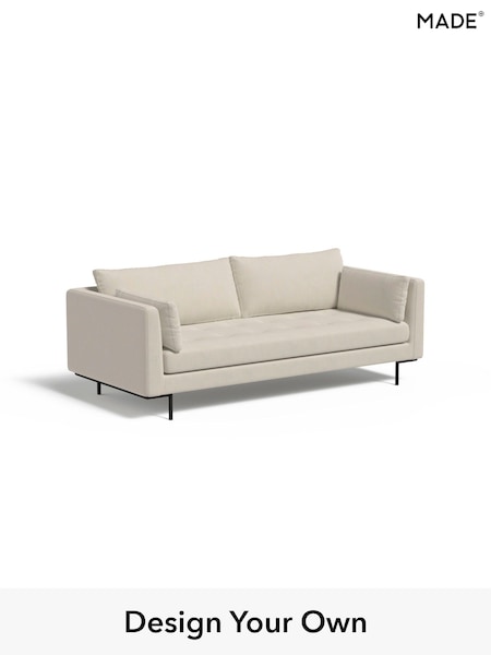 Cotton Weave/Pebble Grey Harlow By Made (E77881) | £1,175