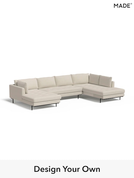 Cotton Weave/Pebble Grey Harlow By Made (E77881) | £2,650