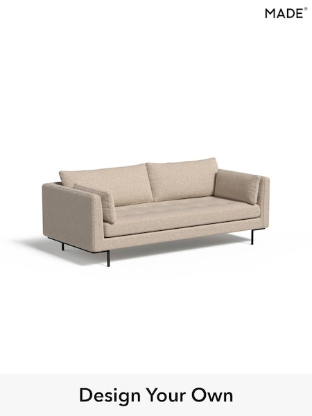 Basket Weave/Natural Stone Harlow By Made (E77891) | £1,099