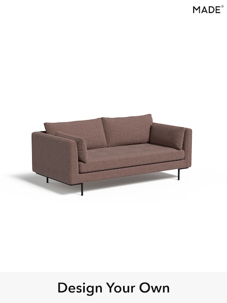 Basket Weave/Dusky Pink Harlow By Made (E77892) | £999