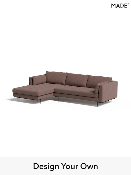Basket Weave/Dusky Pink Harlow By Made (E77892) | £1,750