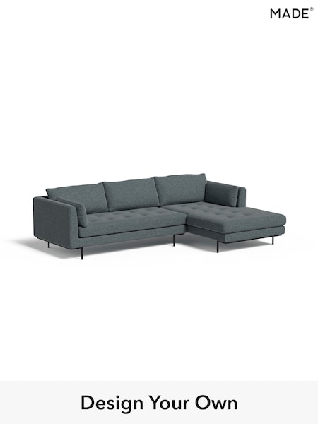Basket Weave/Teal Green Harlow By Made (E77893) | £1,750