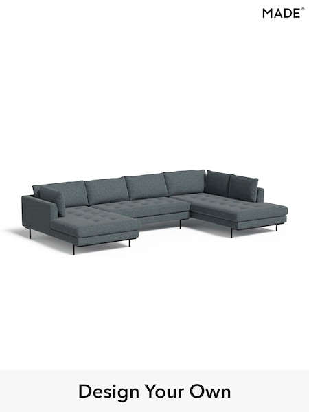 Basket Weave/Teal Green Harlow By Made (E77893) | £2,499