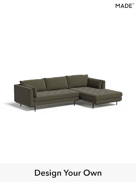 Soft Touch Boucle/Forest Green Harlow By Made (E77895) | £1,750
