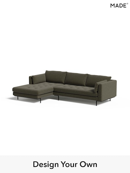 Soft Touch Boucle/Forest Green Harlow By Made (E77895) | £1,750