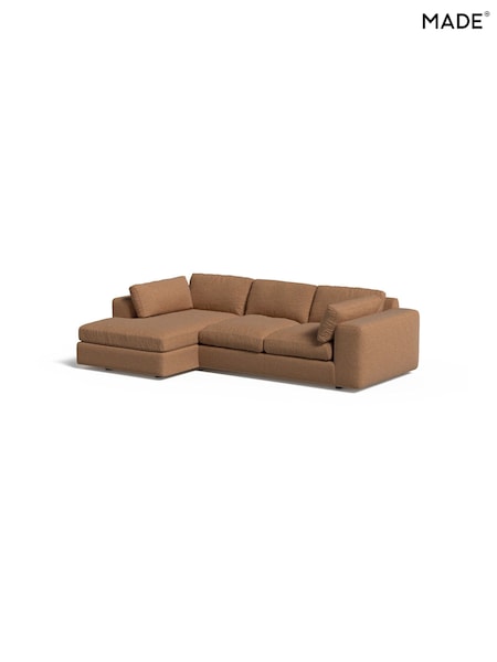 Soft Chenille Easy Clean/Dark Caramel Natural Harlow By Made (E77901) | £375