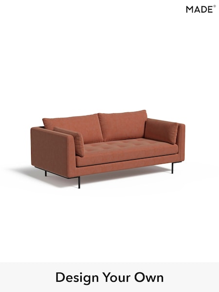 Soft Chenille Easy Clean/Paprika Orange Harlow By Made (E77903) | £1,075