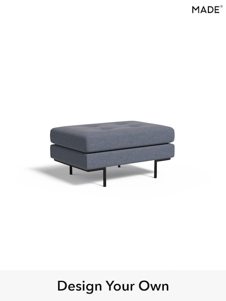 Soft Chenille Easy Clean/Denim Blue Harlow By Made (E77904) | £375