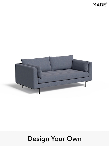 Soft Chenille Easy Clean/Denim Blue Harlow By Made (E77904) | £1,075