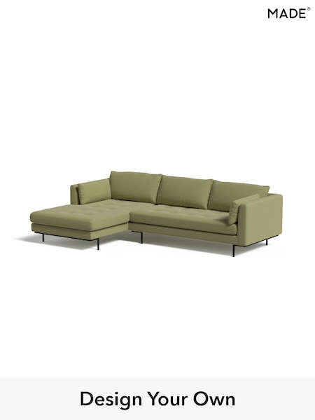 Soft Chenille Easy Clean/Green Tea Harlow By Made (E77906) | £1,850