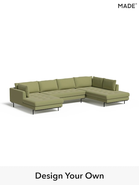 Soft Chenille Easy Clean/Green Tea Harlow By Made (E77906) | £2,650
