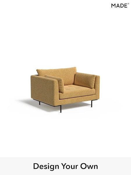 Soft Chenille Easy Clean/Yellow Ochre Harlow By Made (E77907) | £825