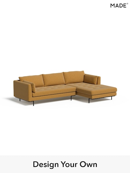 Soft Touch Boucle/Ochre Yellow Harlow By Made (E77910) | £1,750