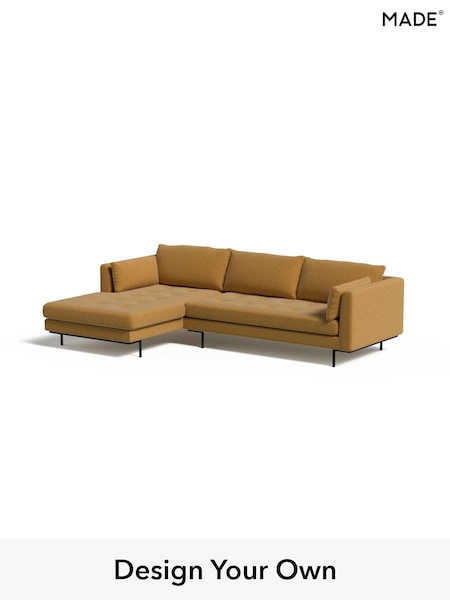 Soft Touch Boucle/Ochre Yellow Harlow By Made (E77910) | £1,750