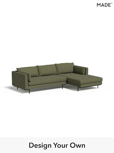 Textured Woven/Meadow Green Harlow By Made (E77912) | £1,850